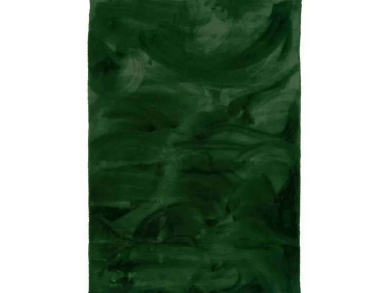 Pergamon Luxus Super Soft Fellteppich Plush Tannengrün 60x90cm