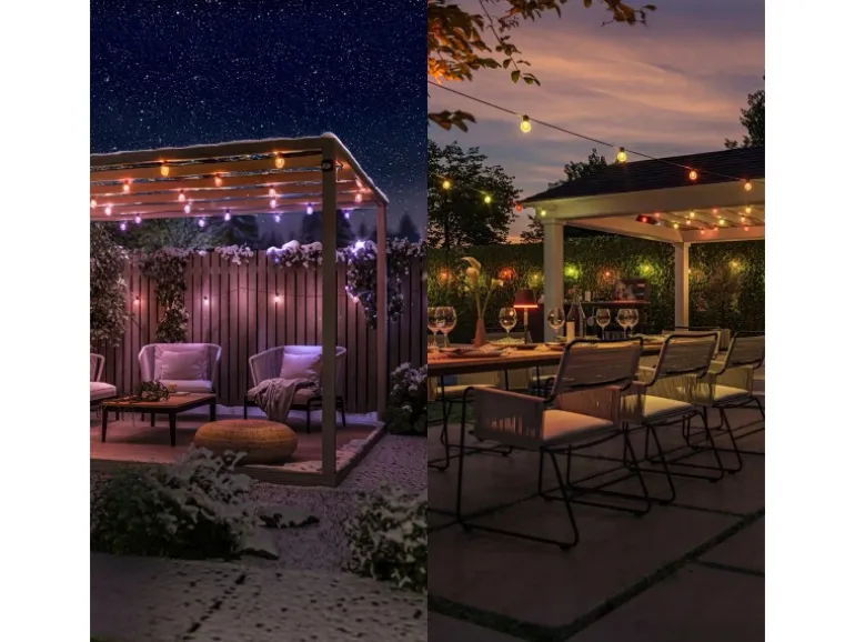 Philips Hue Smart-Outdoor-LED-Lichterkette Festavia Globe 20 Lampen 14 m