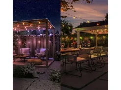 Philips Hue Smart-Outdoor-LED-Lichterkette Festavia Globe 30 Lampen 21 m