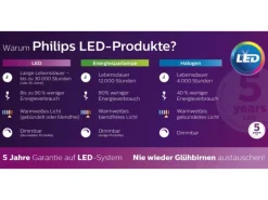 Philips LED-Einbauleuchte Moss Edelstahl