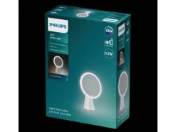 Philips Tischleuchte Mirror mit Spiegel 4,5 W 3000-5000 K 120 lm  Weiß