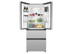 PKM Kühl-Gefrierkombination French-Door FD403ENFDIX Silber