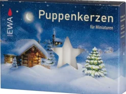 Puppenkerzen 40er-Pack 6,5 cm x Ø 0,7 cm Rot