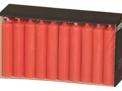 Pyramidenkerzen, 30er-Pack 75 mm x Ø 14 mm Rot