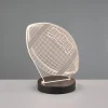 Reality LED Tischleuchte Football 21,5 cm x 17 cm x 12 cm Schwarz Matt