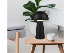 Reality LED-Tischleuchte Lennon Schwarz Ø 13,6 cm