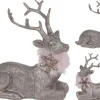 Rentier liegend Polyresin 10 cm 2fach-sortiert