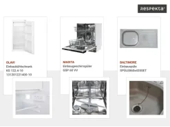 Respekta Inselküche Gabriel 320 cm Weiß Hochglanz