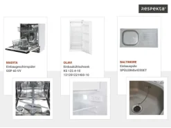 Respekta Inselküche Hilde 310 cm Grau