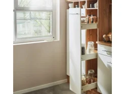 Respekta Küchenblock Hilde 310 cm mit Kücheninsel Weiß