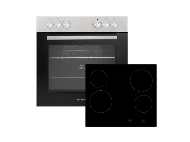 Respekta Küchenblock Merle 310 cm Eiche Grau mit Waschmaschinen-Nische