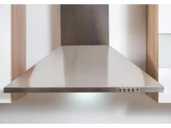 Respekta Küchenzeile 270 cm Weiß Eiche Sägerau