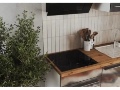 Respekta Küchenzeile Gabriel 290 cm mit Kücheninsel Grau Hochglanz