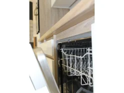 Respekta Küchenzeile GLRP330HWS Grifflos 330 cm Schwarz Hochglanz-Weiß