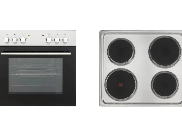 Respekta Küchenzeile KB280ENWP 280 cm Weiß-Eiche Natura Nachbildung