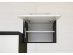 Respekta Premium Inselküche 310 cm Weiß Hochglanz