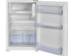 Respekta Premium Inselküche 280 cm Grau Hochglanz-Weiß