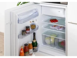 Respekta Premium Küchenzeile 310 cm Hochbau Weiß Hochglanz-Eiche Grau