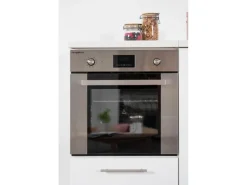 Respekta Premium Küchenzeile 270 cm Hochbau Weiß Hochglanz