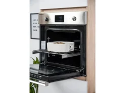 Respekta Premium Küchenzeile GLRP280HESWOES Grifflos 280 cm Weiß Eiche Säger. NB