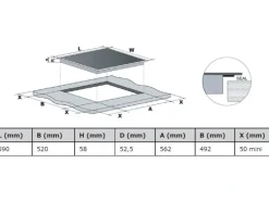 Respekta Premium Küchenzeile GLRP380HESWOES Grifflos 380 cm Weiß Eiche Säger. NB