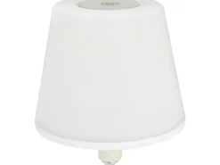 REV Ritter LED Flaschenleuchte Lamprusco mit Akku Ø 11,5 cm Weiß-Silber