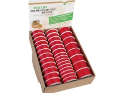 Ringelband Präsent Glitter Star 10 mm 20 m-Spule Verschiedene Ausführungen