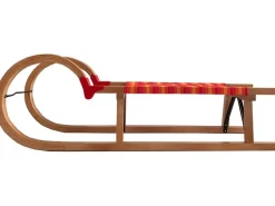 Rudisport Rodel aus Holz mit Gurtsitz 95 cm