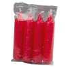 Saico Adventskerzen 4er-Pack 10,5 cm x Ø 2,3 cm Rot