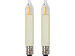 Saico Premium LED-Kleinschaftkerze für 7-flammige Lichterbögen 2er-Blister