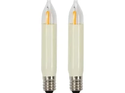 Saico Premium LED-Kleinschaftkerze für 20-flammige Lichterbögen 2er-Blister