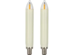 Saico Premium LED-Schaftkerze für 30-flammige Lichterbögen 2er-Blister