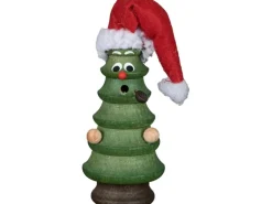 Saico Räucher-Baum Weihnachtswichtel inkl. 5 Räucherkerzen Tannenduft 17 cm