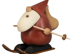 Saico Räucherfigur Weihnachtsmann-Ski-Champion 11 cm