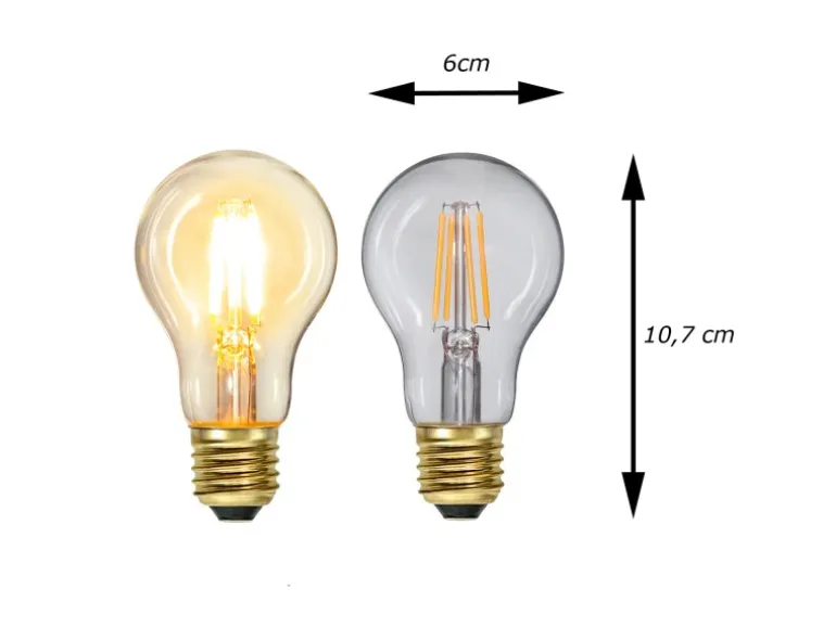 Satisfire Illu- Partylichterkette 10m Schwarz Biergarten Terrasse 10x Filament Glühbirne