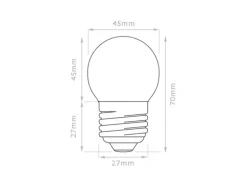 Satisfire Illu- Partylichterkette 40m Grün Terrasse Garten 60 Ultra-Warmweiße LED Kugeln