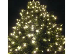 Satisfire Illu- Partylichterkette Grün 20m Gartenlichterkette 40 Kaltweiße LED Biergarten