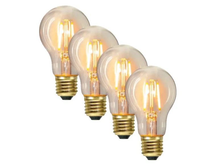 Satisfire Illu Partylichterkette 40m Weiß Außen Terrasse Biergarten 40 LED Filamentlampen