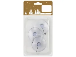 Saugnäpfe mit Metallhaken 5,5 cm 3 Stück