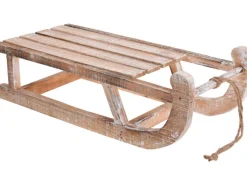 Schlitten 50 cm verwaschenes Holz