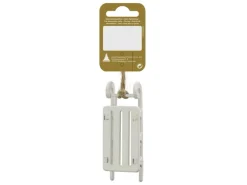 Schlitten Holz Weiß 3 cm x 8 cm