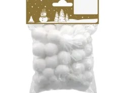 Schneeball-Set 60 Stück Weiß