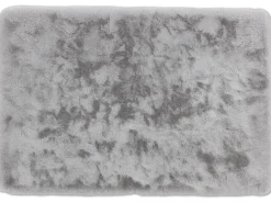 Schöner Wohnen Badmatte Bali 40 cm x 60 cm Silber