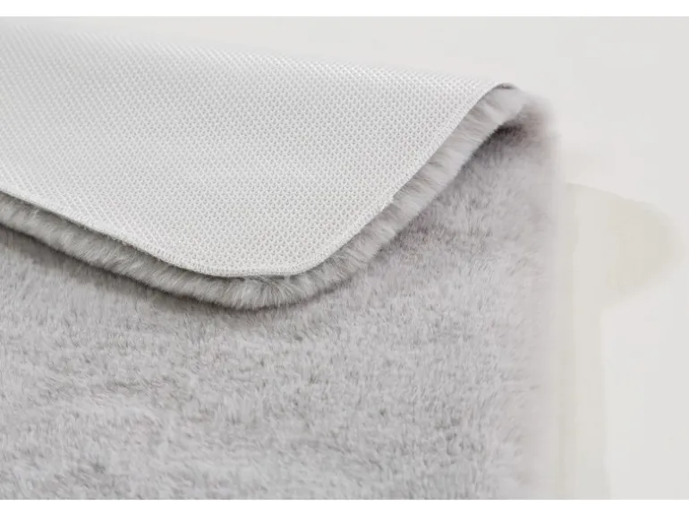 Schöner Wohnen Badmatte Bali 40 cm x 60 cm Silber