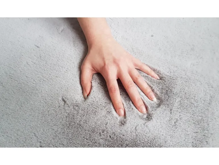 Schöner Wohnen Badmatte Bali 40 cm x 60 cm Silber