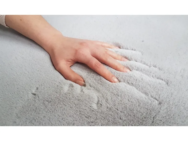 Schöner Wohnen Badmatte Bali 40 cm x 60 cm Silber