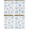 Selbsthaftender Fensterschmuck Schneeflocken