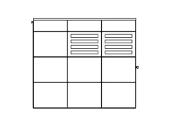 Skan Holz Holz-Gartenhaus Sydney 3 Telegrau 253 cm x 253 cm