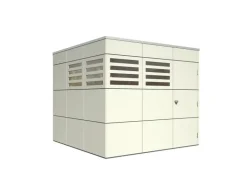 Skan Holz Holz-Gartenhaus Melbourne 3 Telegrau 253 cm x 253 cm