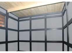 Skan Holz Holz-Gartenhaus Melbourne 3 Telegrau 253 cm x 253 cm